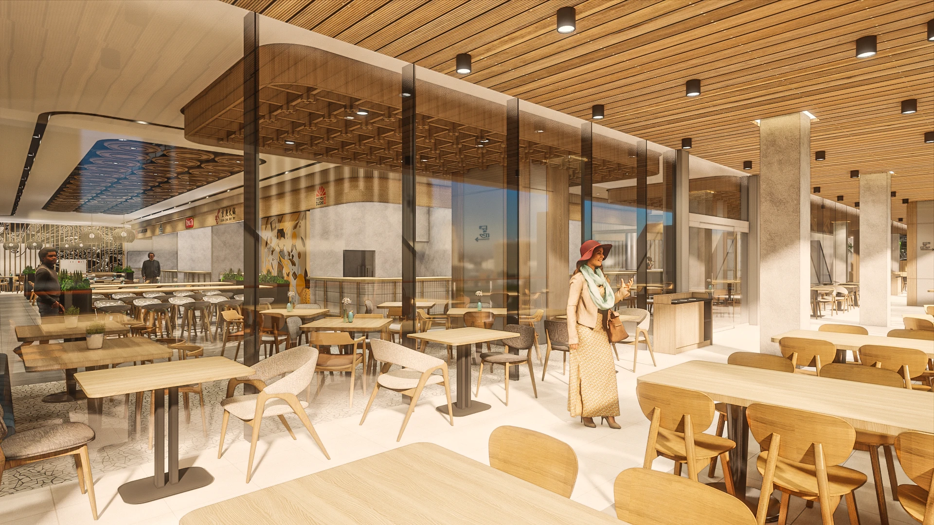 Detail yang Membuat Pengalaman Berbeda – Desain Interior Foodcourt Mall Bintaro Xchange 2