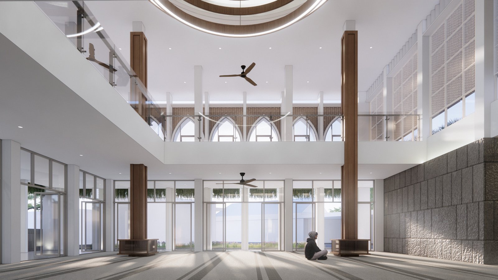 Filosofi dan Inspirasi Desain – Masjid Jami Al-Muttaqin: Elegansi Islami yang Tangguh dalam Konteks Tropis