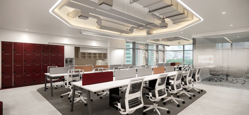 Proposal Desain Interior Bank Sampoerna: Strategi Desain Dinamis, Inklusif, dan Berbasis Teknologi