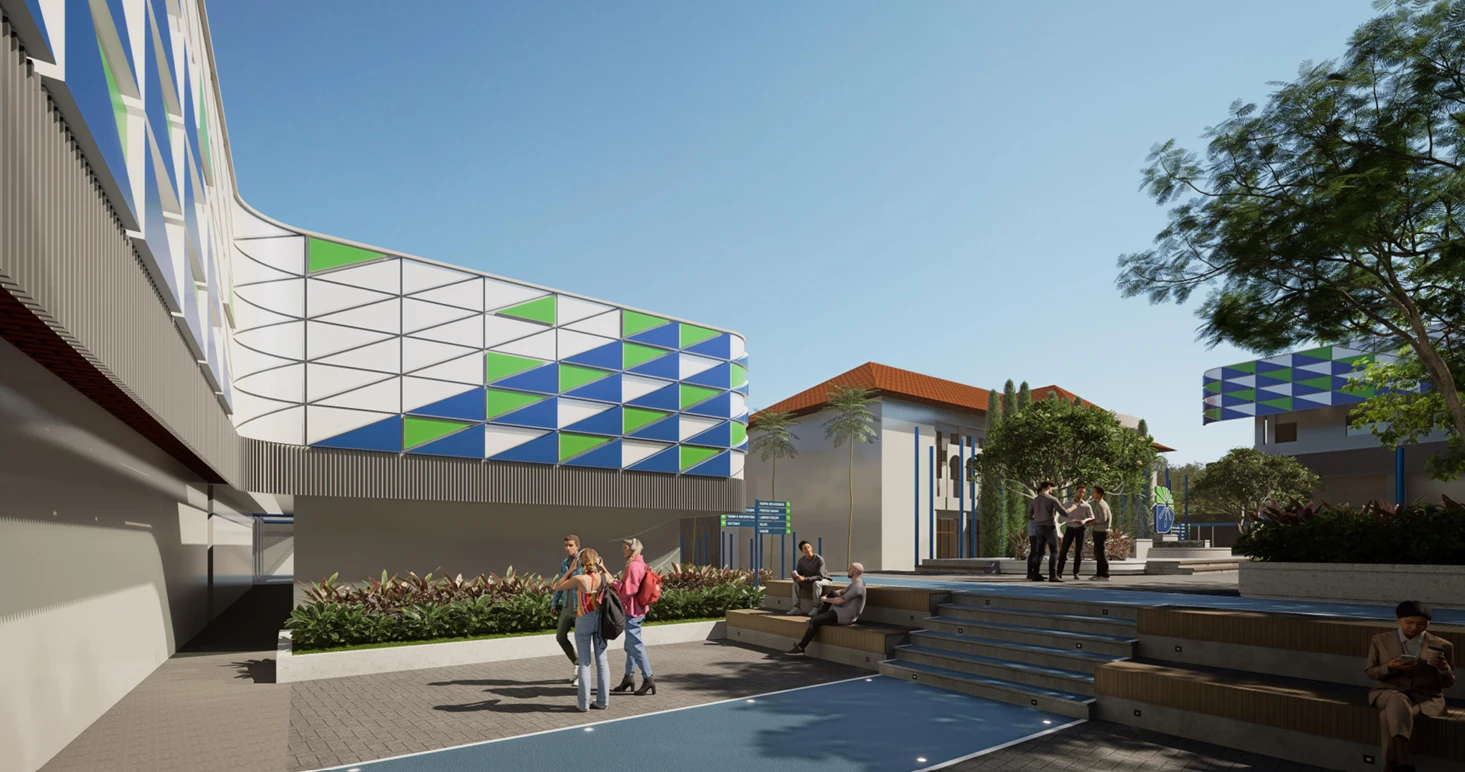 Kampus dengan Semangat Empowering, Liberating, dan Inspiring – Desain Arsitektur Kampus Modern Universitas Dian Nusantara oleh Alien Design