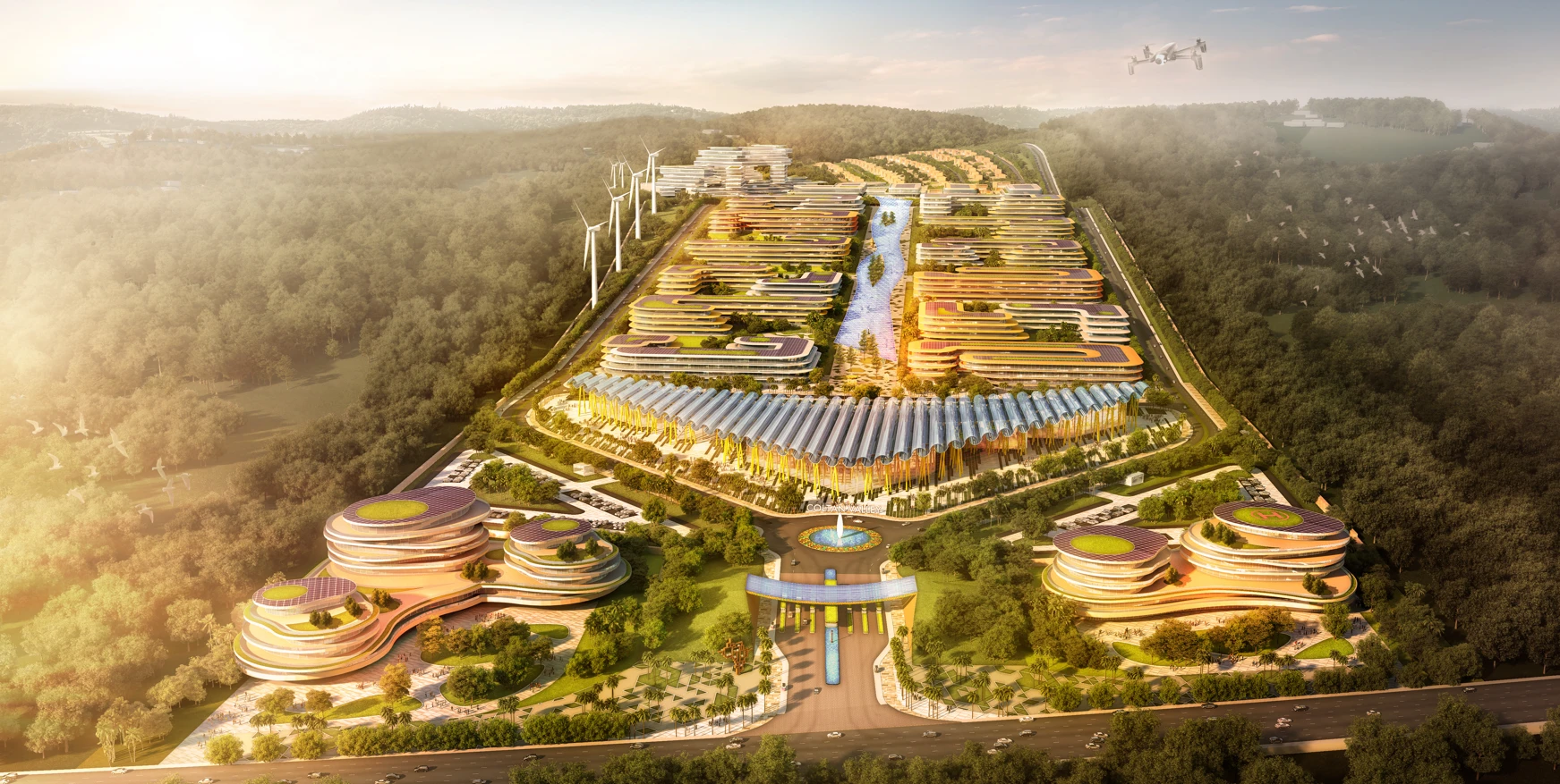 Kota Industri Cerdas dengan Sentuhan Alam – Smart City of Coltan Valley: Arsitektur Kota Cerdas dan Berkelanjutan di Afrika