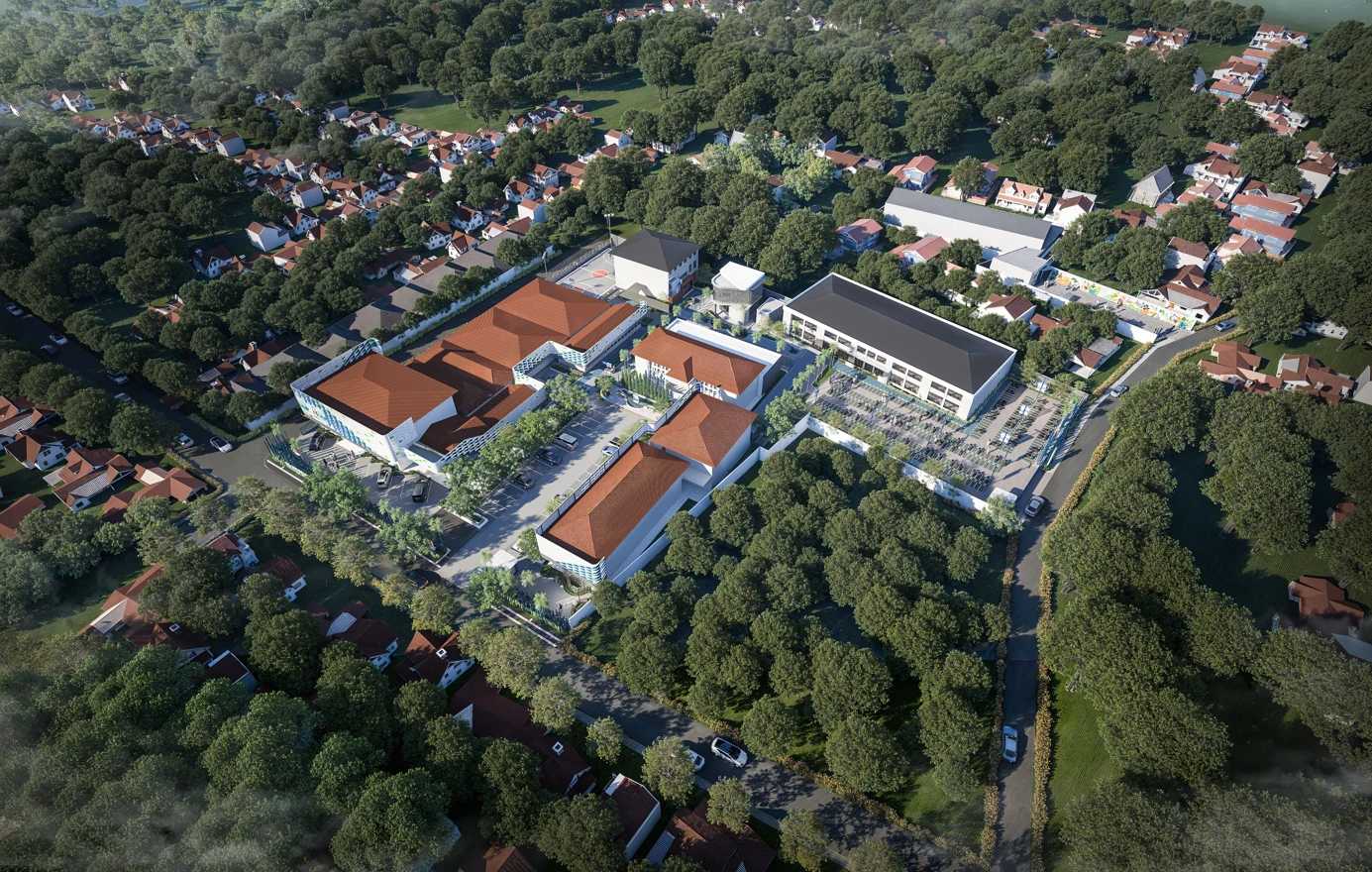 Lingkungan Hijau dan Arsitektur Berkelanjutan – Desain Arsitektur Kampus Modern Universitas Dian Nusantara oleh Alien Design Consultant