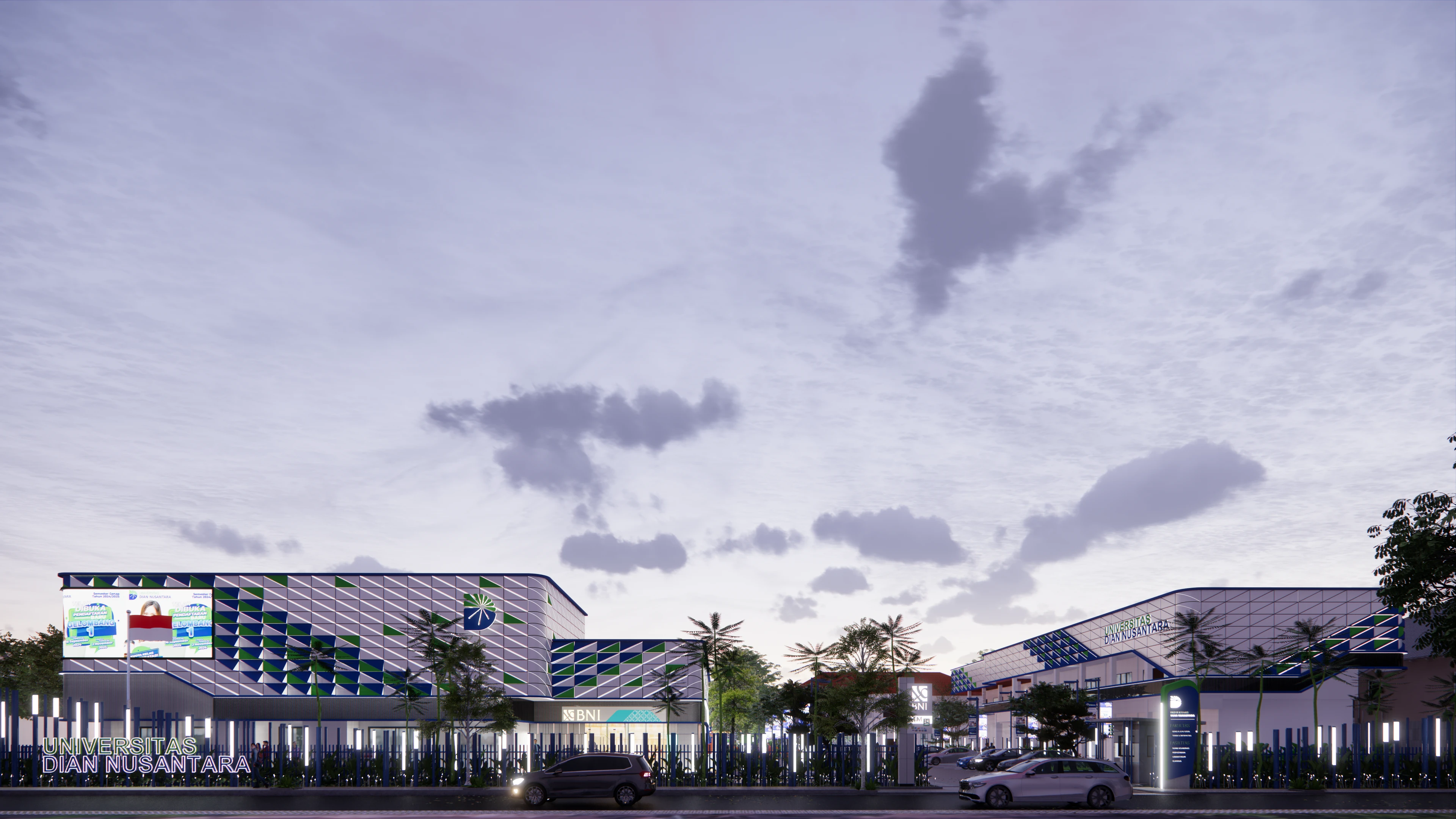 Menata Masa Depan Pendidikan Bersama Alien Design Consultant – Desain Arsitektur Kampus Modern Universitas Dian Nusantara oleh Alien Design