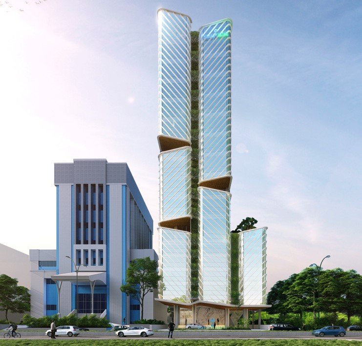 Arsitektur yang Bernapas dari Budaya – Arsitektur Identitas: Dari Kain Sasirangan ke Fasad Modern Bank Kalsel
