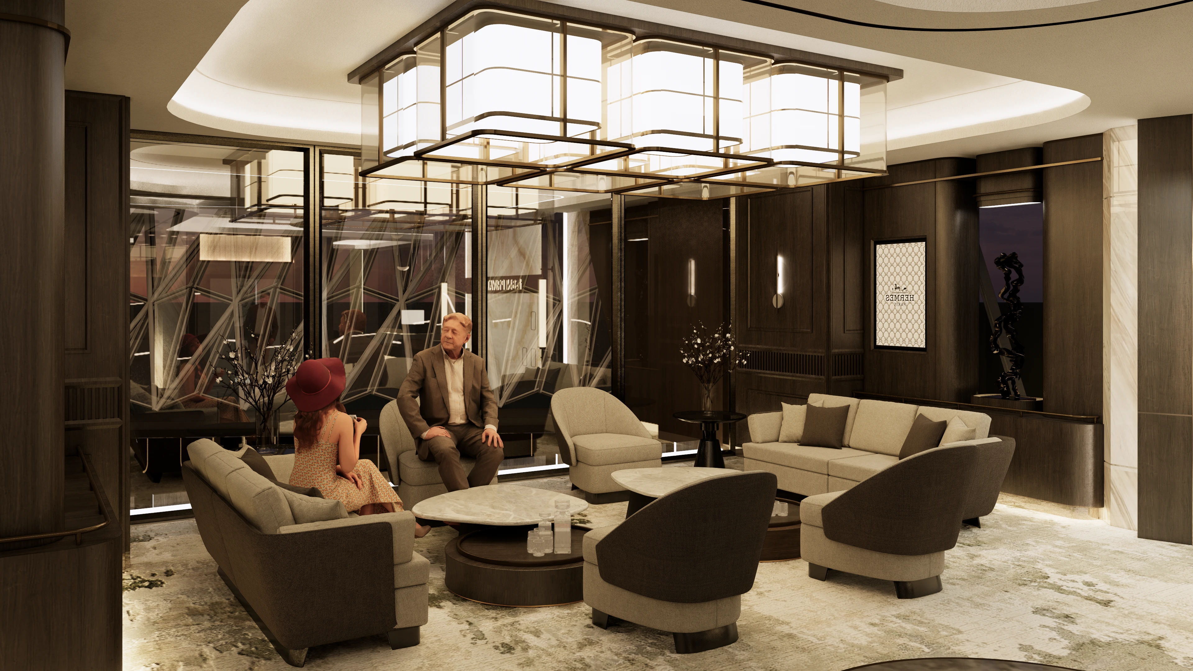 Narasi Visual yang Terkurasi – Reinterpretasi Desain Ruang yang Personal dan Progresif di Kantor BNI Private