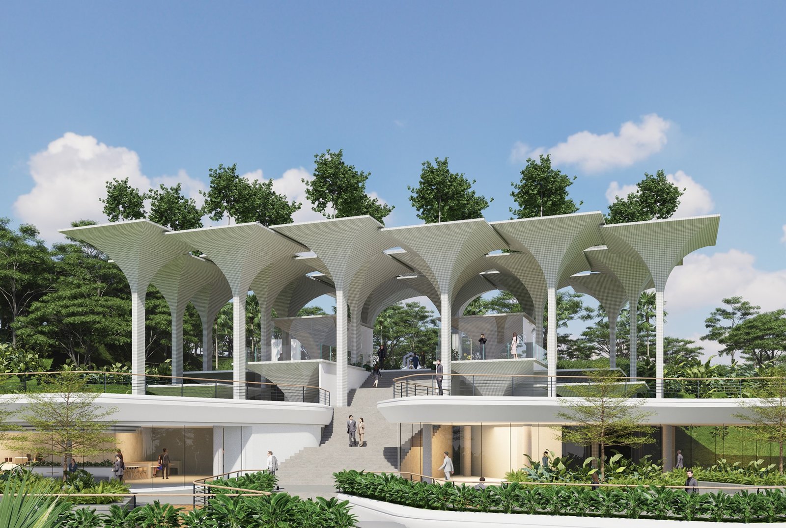 Konsep Green Intelligence BTN Dago Learning Center: Merancang Fasad Ramah Lingkungan di Kawasan Berkontur