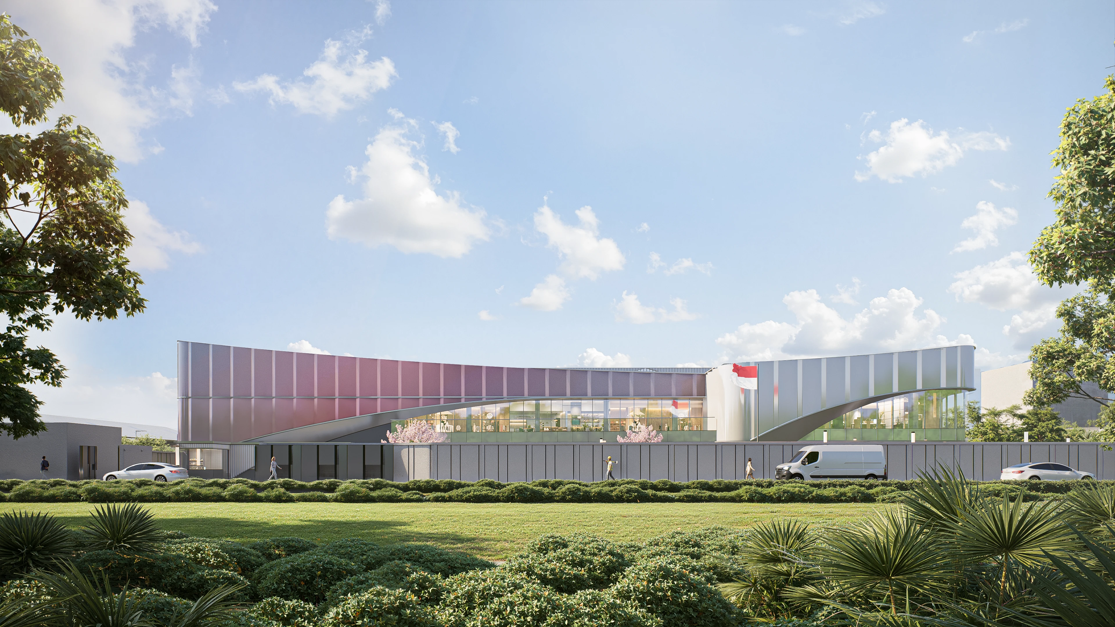 Beyond Steel Walls : Fasad Industrial Sebagai Representasi Teknologi dan Produktivitas di SKI FACTORY