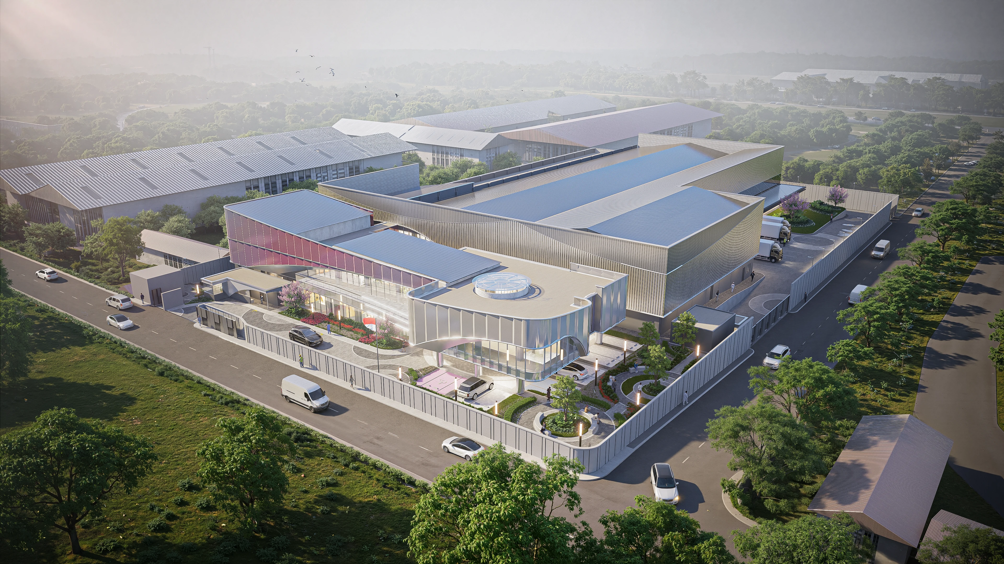 Beyond Steel Walls : Fasad Industrial Sebagai Representasi Teknologi dan Produktivitas di SKI FACTORY
