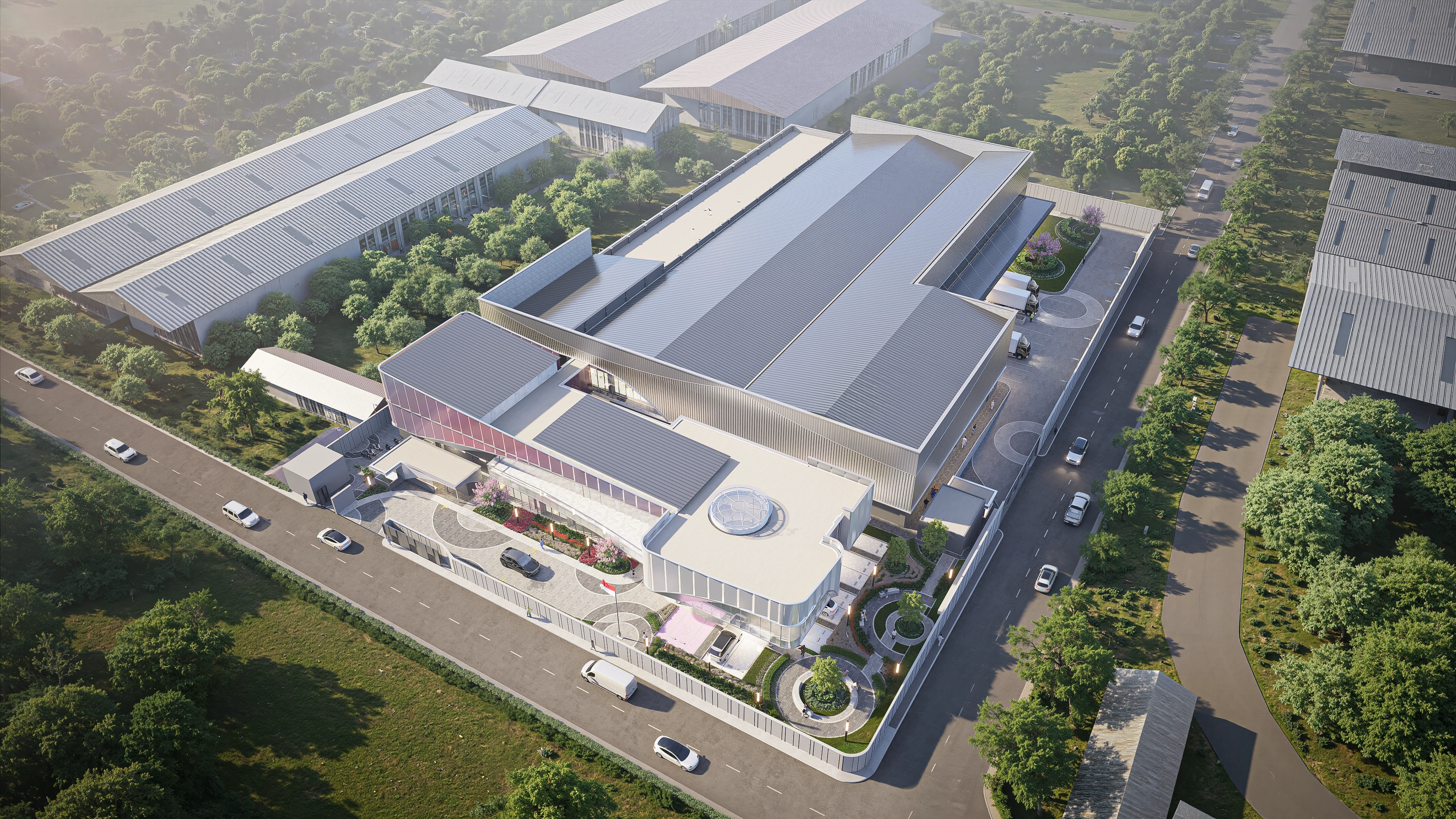 Beyond Steel Walls : Fasad Industrial Sebagai Representasi Teknologi dan Produktivitas di SKI FACTORY