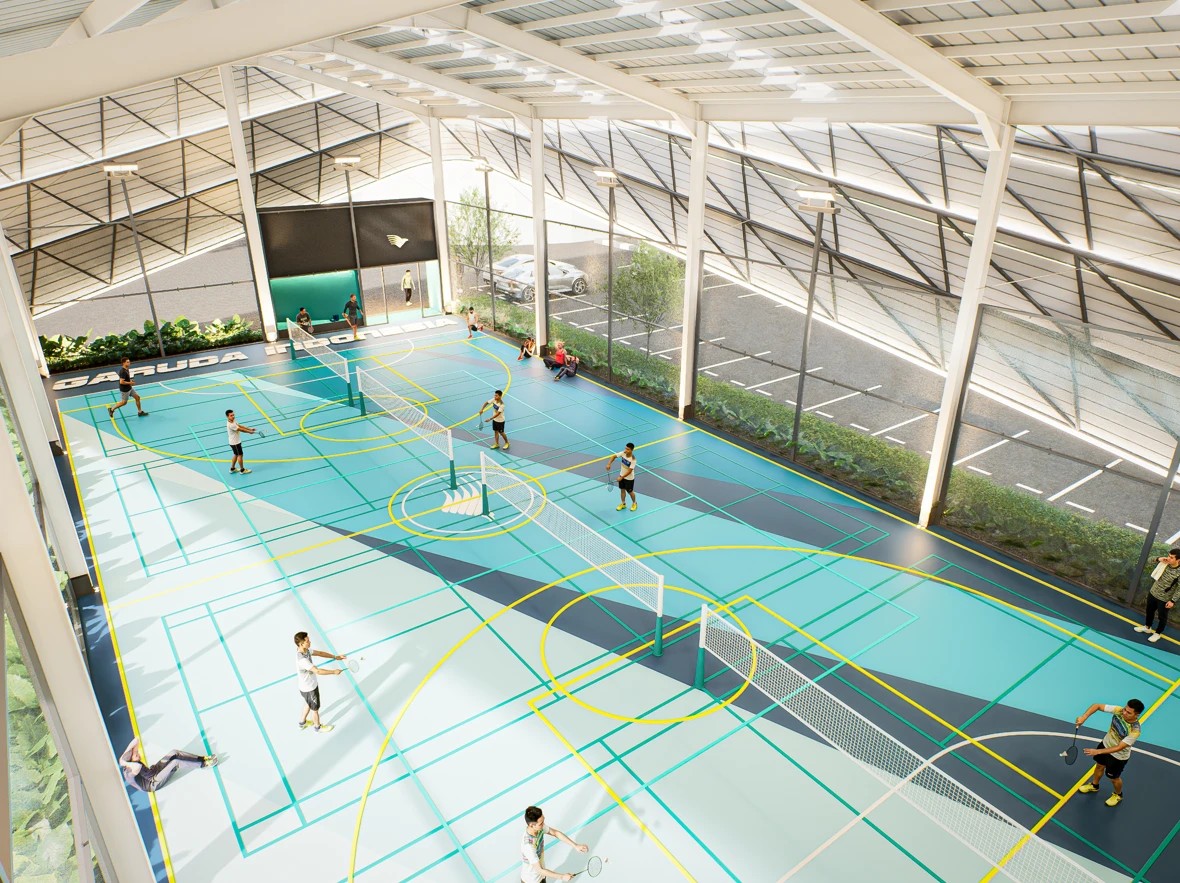 Program & Fungsi: Court Serbaguna untuk Beragam Olahraga – Arsitektur GSO Sport Center: Wellness Hub di Tengah Hiruk Pikuk Mobilitas