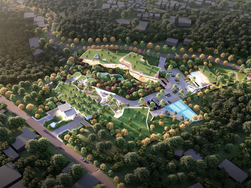 Arsitektur Fasad BTN Learning Center: Tumbuh dari Alam dan Nilai Budaya Korporasi