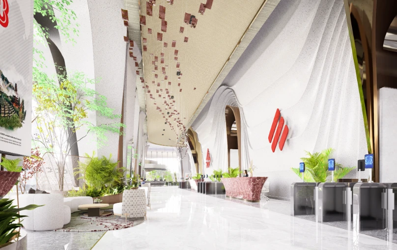 Interior sebagai Refleksi Perjalanan Kota – Eksplorasi Visi Desain Interior Menara Bank Jakarta