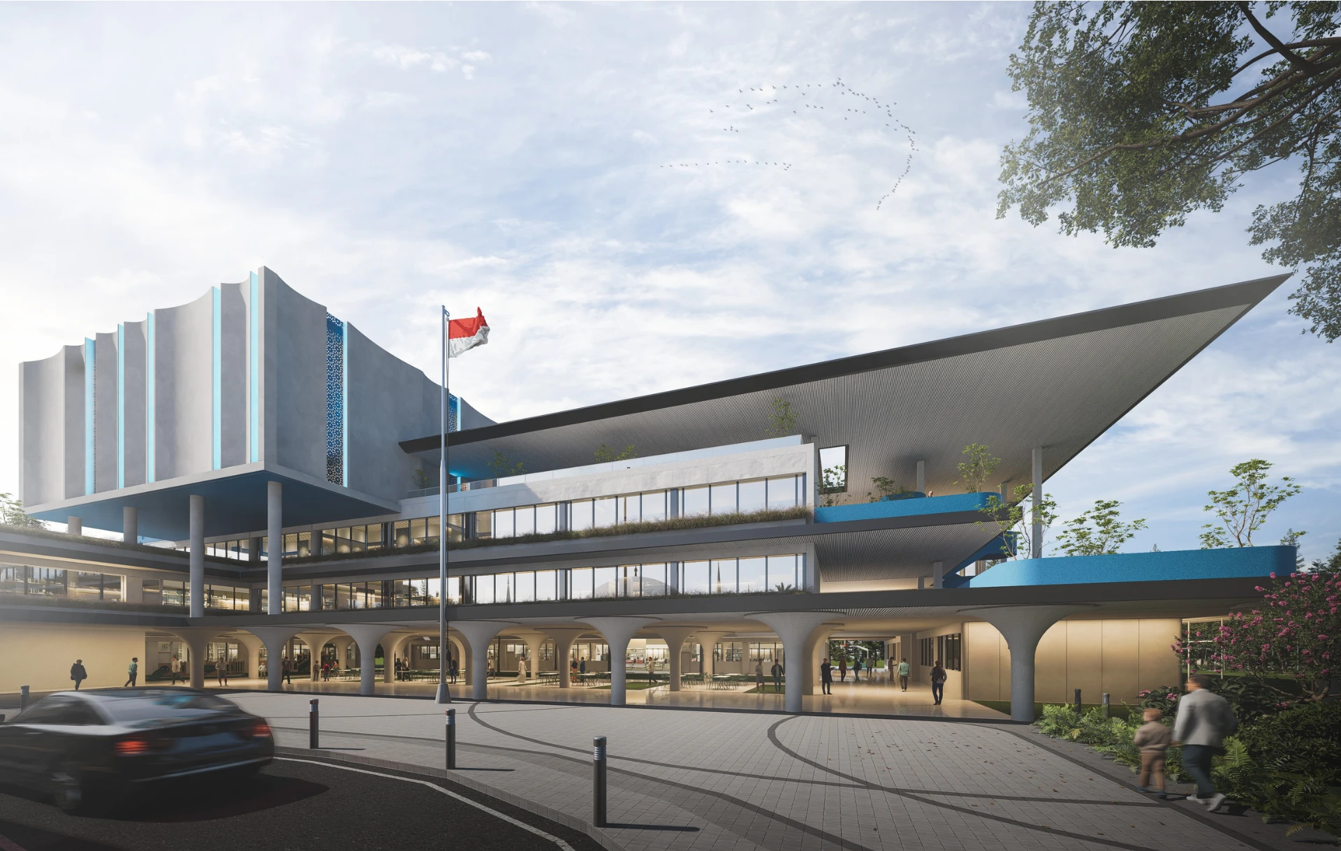Identitas Sekolah Islam yang Modern – Merancang Arsitektur Sekolah Islam Modern di Jakarta Selatan: Ruang Belajar Menjadi Ekosistem