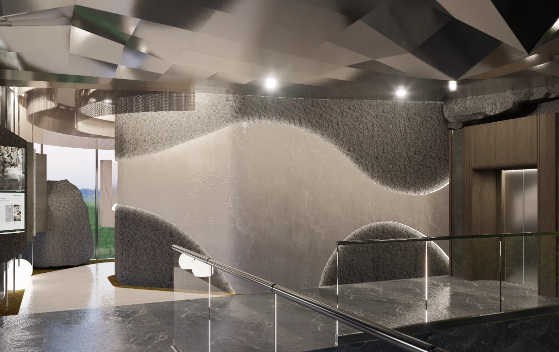 Integrasi Produk dan Arsitektur – Desain Interior Showroom Niro: Menafsirkan Lanskap Alam Indonesia Melalui Pengalaman Ruang