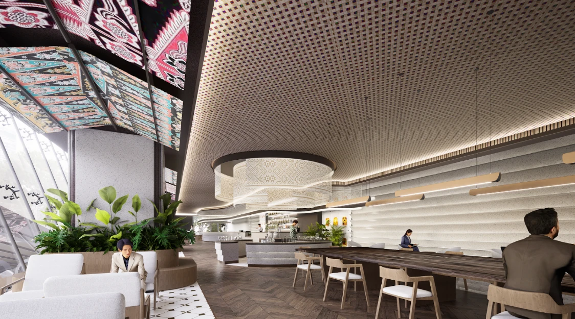 Pola Indonesia sebagai Bahasa Visual – Menafsirkan Ulang Pola Indonesia pada Usulan Desain Interior Bank Jakarta