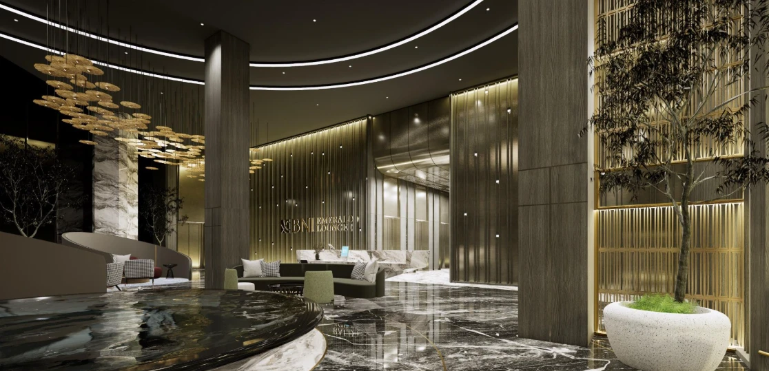 Desain Interior sebagai Brand Experience – Desain Interior Lobby BNI Emerald Tower di PIK 2