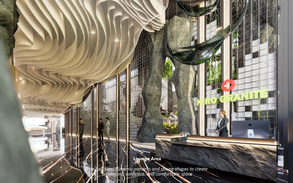 Lebih dari Sekadar Showroom – Kisah di Balik Desain Arsitektur Niro Granite Office: Ruang yang Bisa Dirasakan
