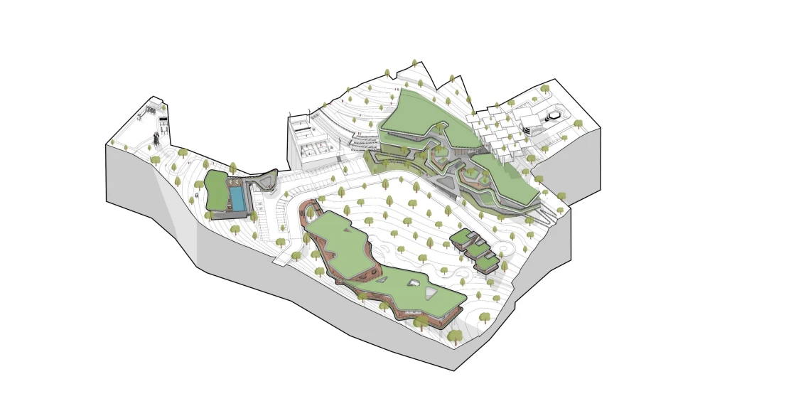 Strategi Arsitektur: Menyatu dengan Konteks Alam – BTN Eco Park Dago Diresmikan: Learning Center Masa Depan Karya Alien Design Consultant