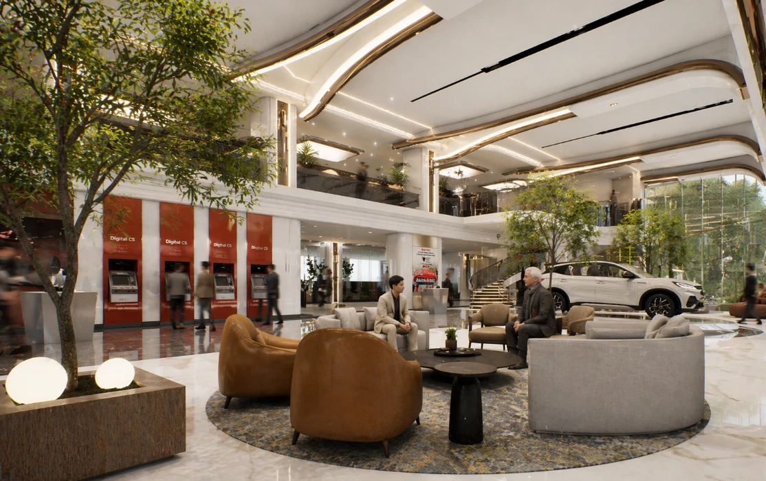 Ruang sebagai Brand Experience – Menghadirkan Banking Experience Baru: Pendekatan Banking Hall Bank Jakarta