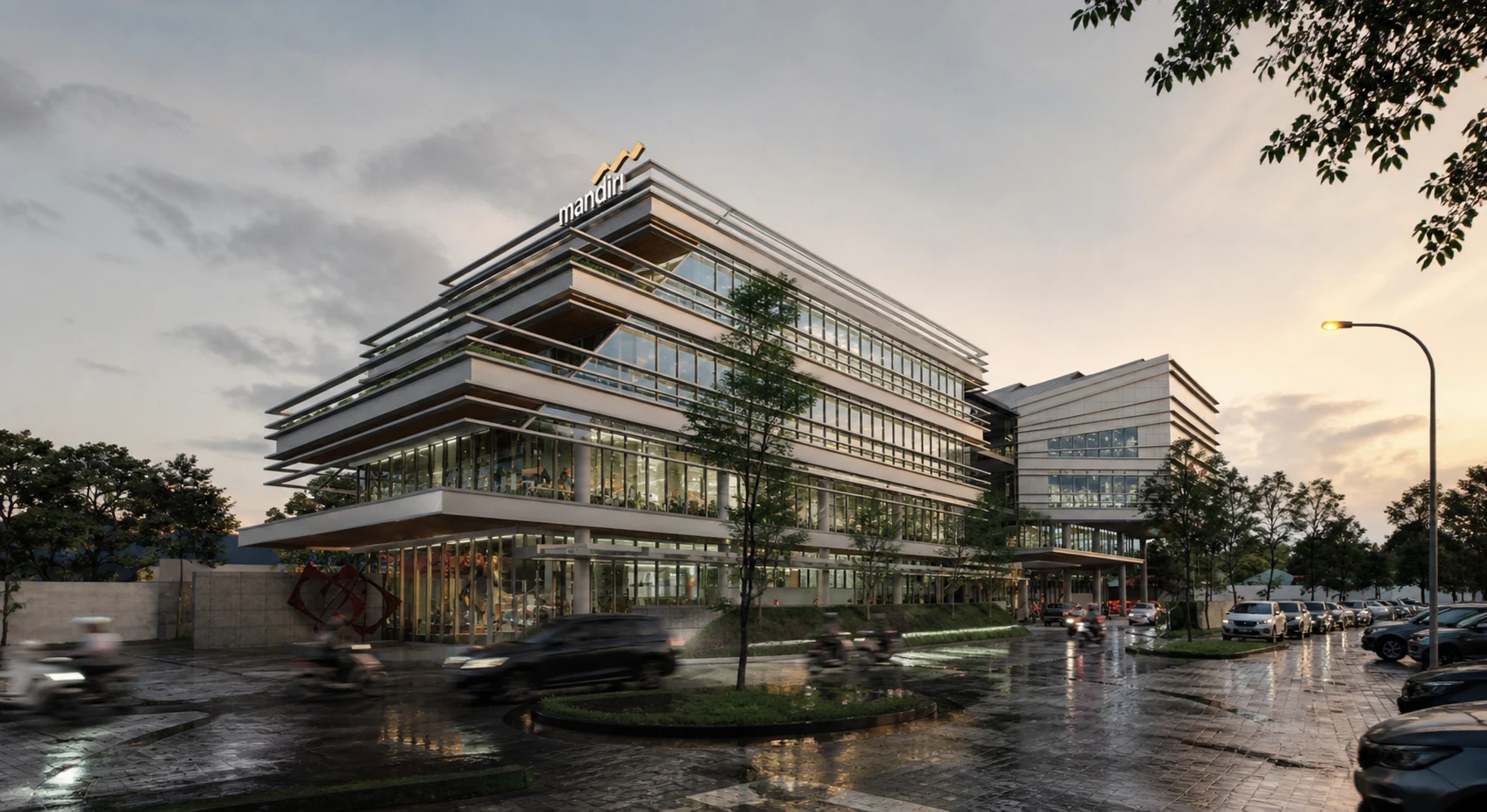 Beyond Office: Ketika Arsitektur Bank Mandiri Gresik Menjadi Ruang Komunitas