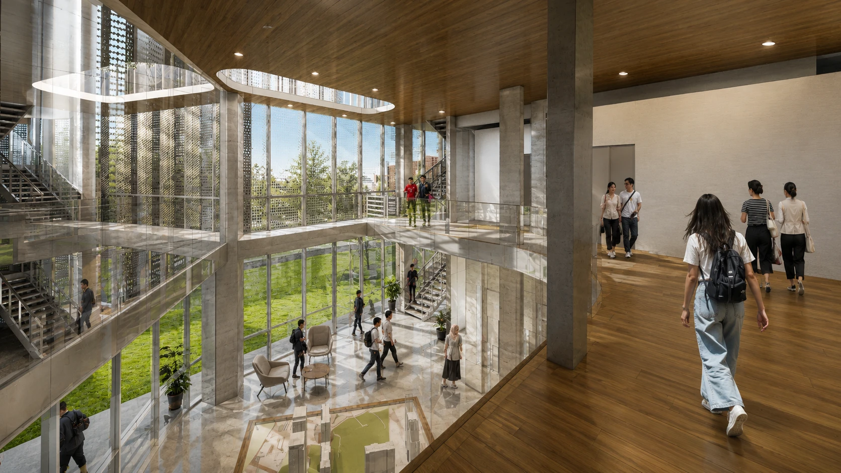 Simbol Awal Sebuah Kawasan – Desain Arsitektur Marketing Gallery Modern di Tamansari Equine
