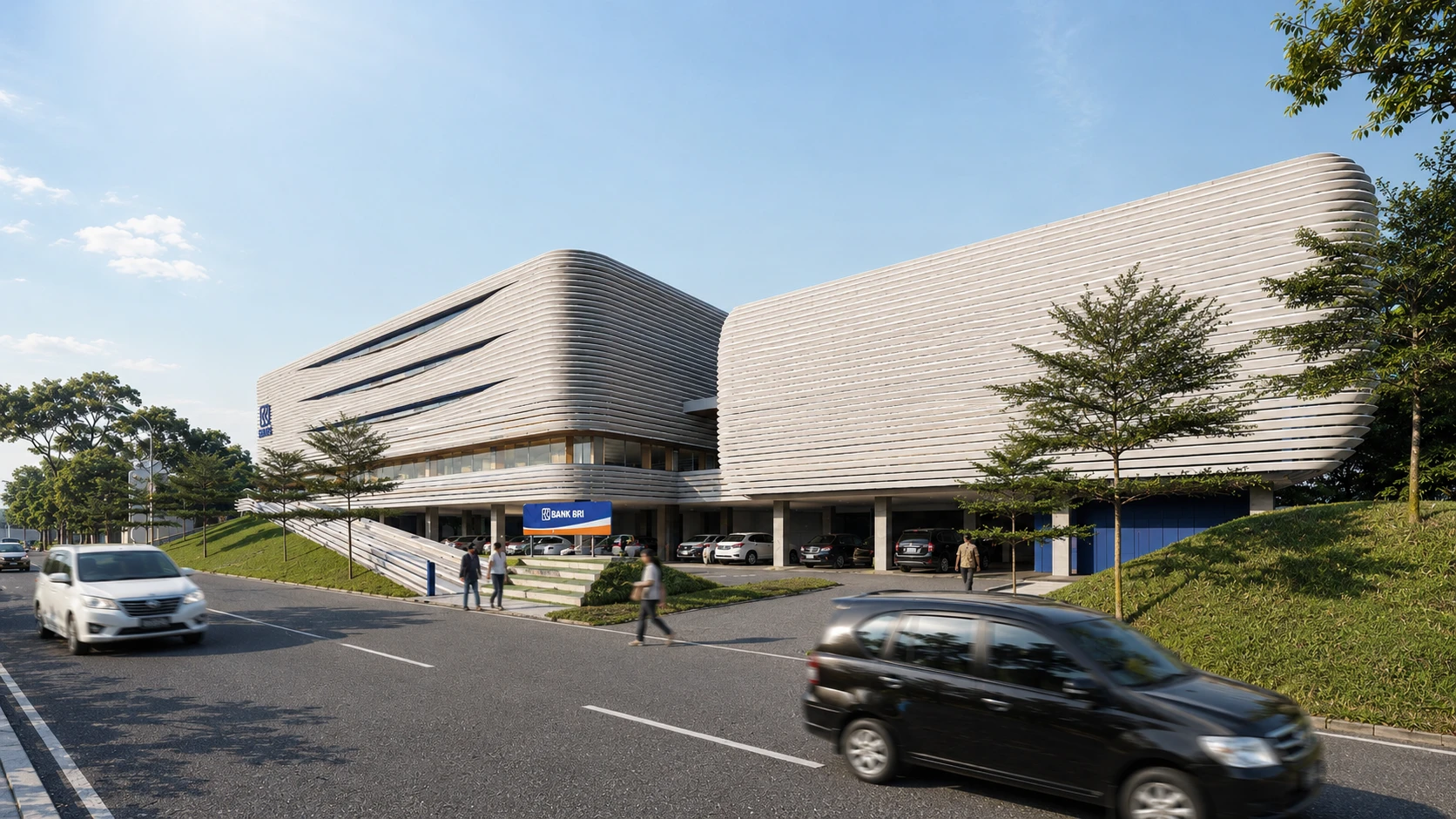 Alien DC dan Pendekatan Desain yang Visioner – Arsitektur BRI Cirebon Gunung Jati: Merancang Bank Masa Depan yang Kontekstual dan
