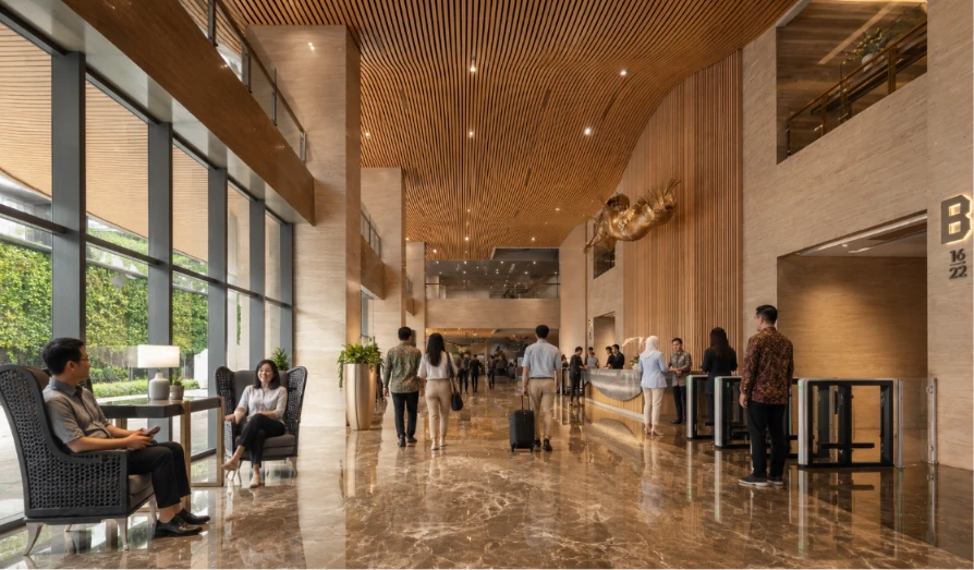 Lobby Menara Danareksa, Jakarta