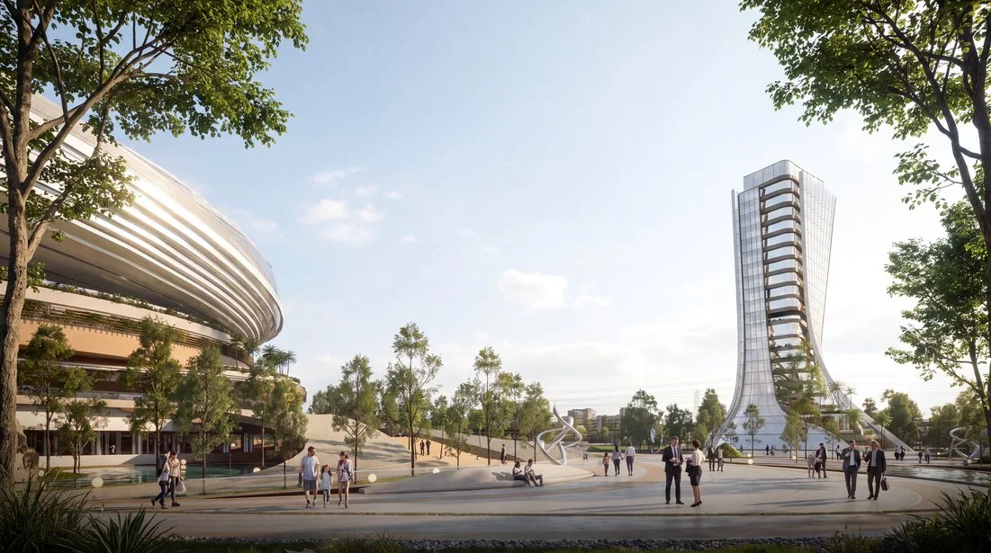 JIS Masterplan, view 1