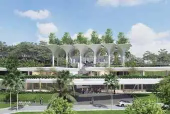 Konsep Green Intelligence BTN Dago Learning Center: Merancang Fasad Ramah Lingkungan di Kawasan Berkontur
