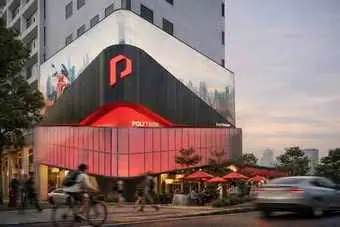 Desain Futuristik Showroom Polytron Sudirman: Arsitektur dengan Fasad Ikonik