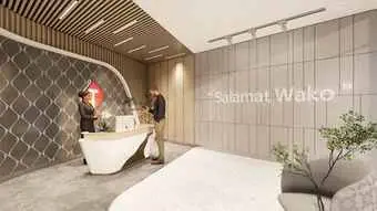 Desain Interior Grapari Telkomsel oleh AlienDC – Lobby, Kolaborasi, dan Ruang Bernuansa Budaya