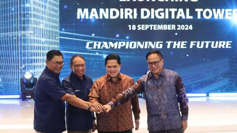 Bank Mandiri Resmikan Mandiri Digital Tower, Karya Arsitektur Alien Design Consultant 