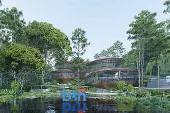 Bank BTN Bangun Kantor di IKN, Karya Alien Design Consultant