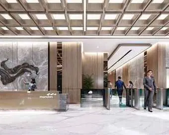 Memukau dan Inovatif: Desain Interior Lobi Mandiri Financial Center Palembang