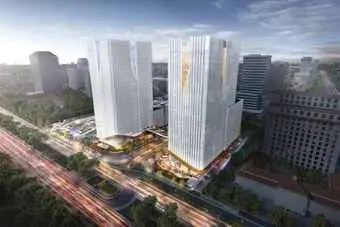 Desain Arsitektur Vertikal Menara BSI:                                                               Simbol 5 