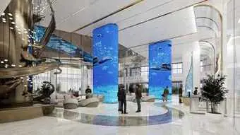 Desain Interior Lobby BNI PIK 2: Filosofi, Material, dan Inovasi oleh Alien DC