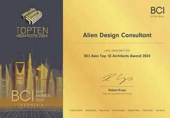 Prestasi Alien Design Consultant: Dari BCI Asia hingga Asia Property Awards