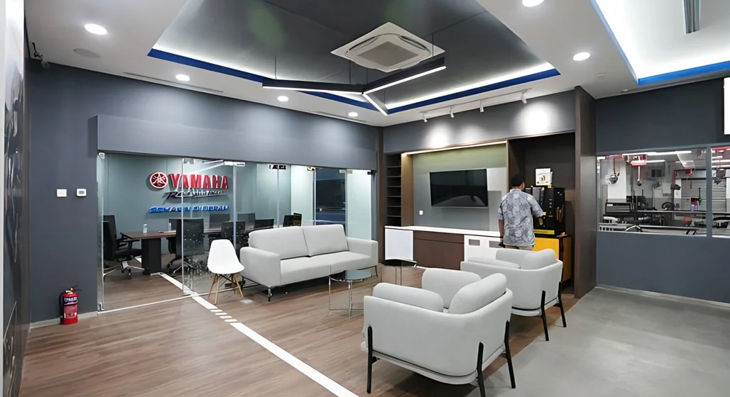 Yamaha Flagship Showroom, view 2